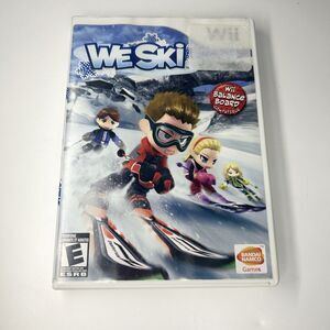 We Ski (Nintendo Wii, 2008) Manual Complete CIB Balance Board Compatible TESTED